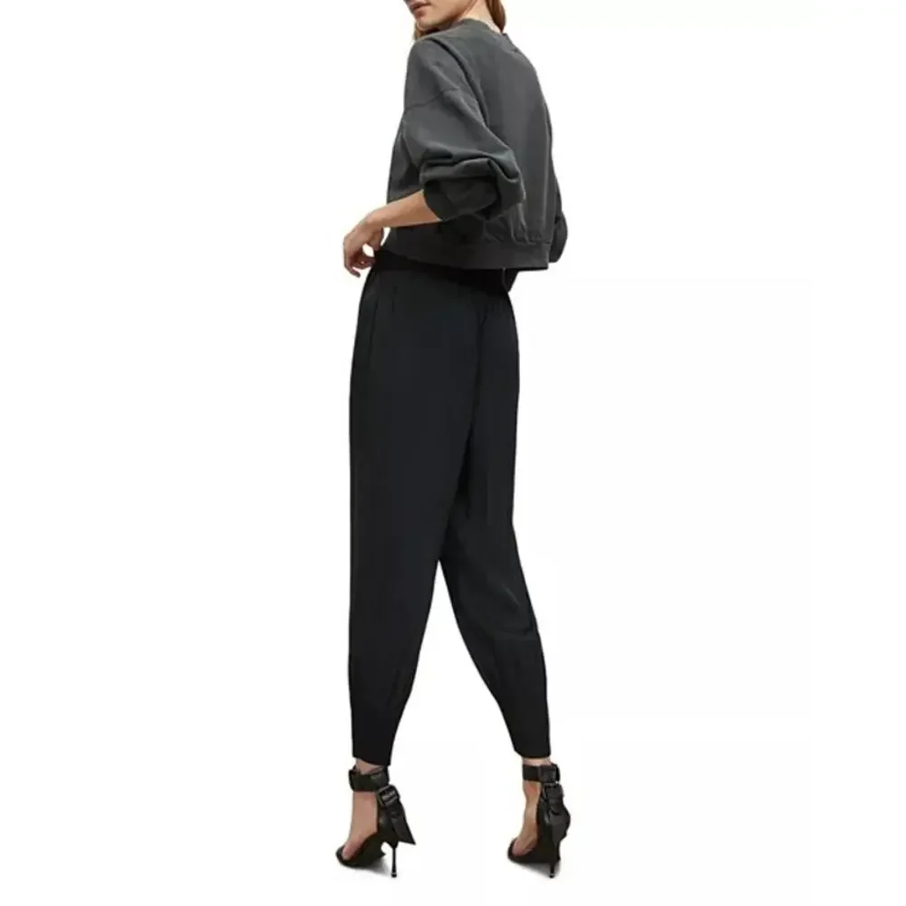 ALLSAINTS Nala Pull On Tapered Jogger Trousers Sz 2 - Picture 4 of 9